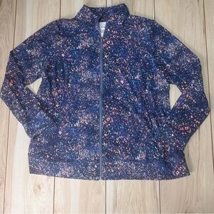 Livi Lane Bryant Long‎ Sleeve Soft Zip Up Jacket Blue Athletic Size 18/20
